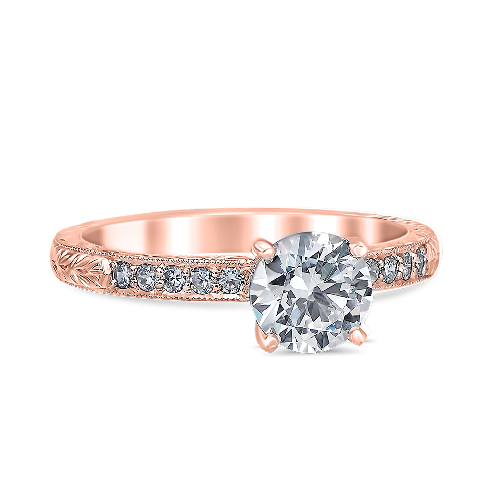 9ct rose gold diamond on sale ring